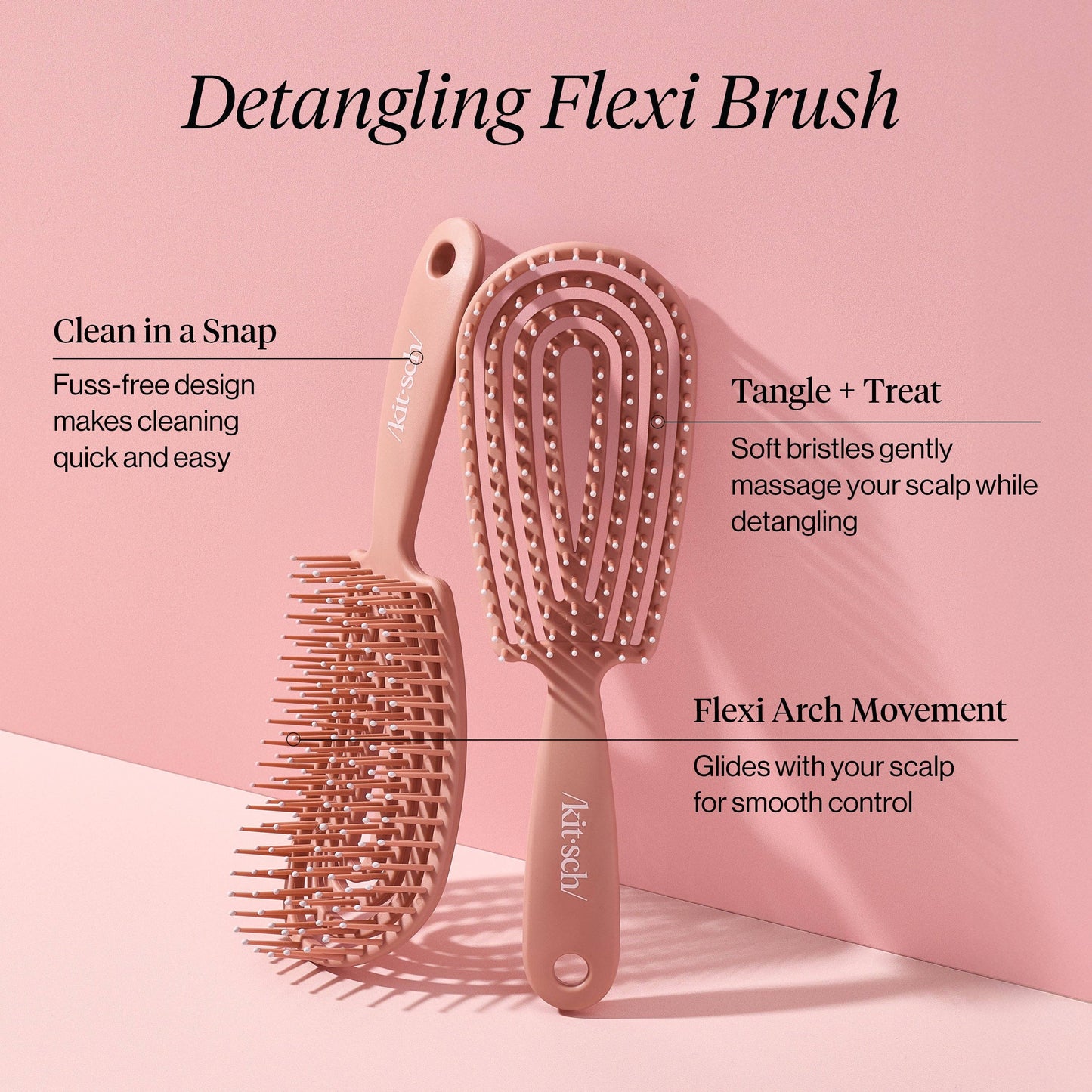 Rose Detangling Flexi Brush