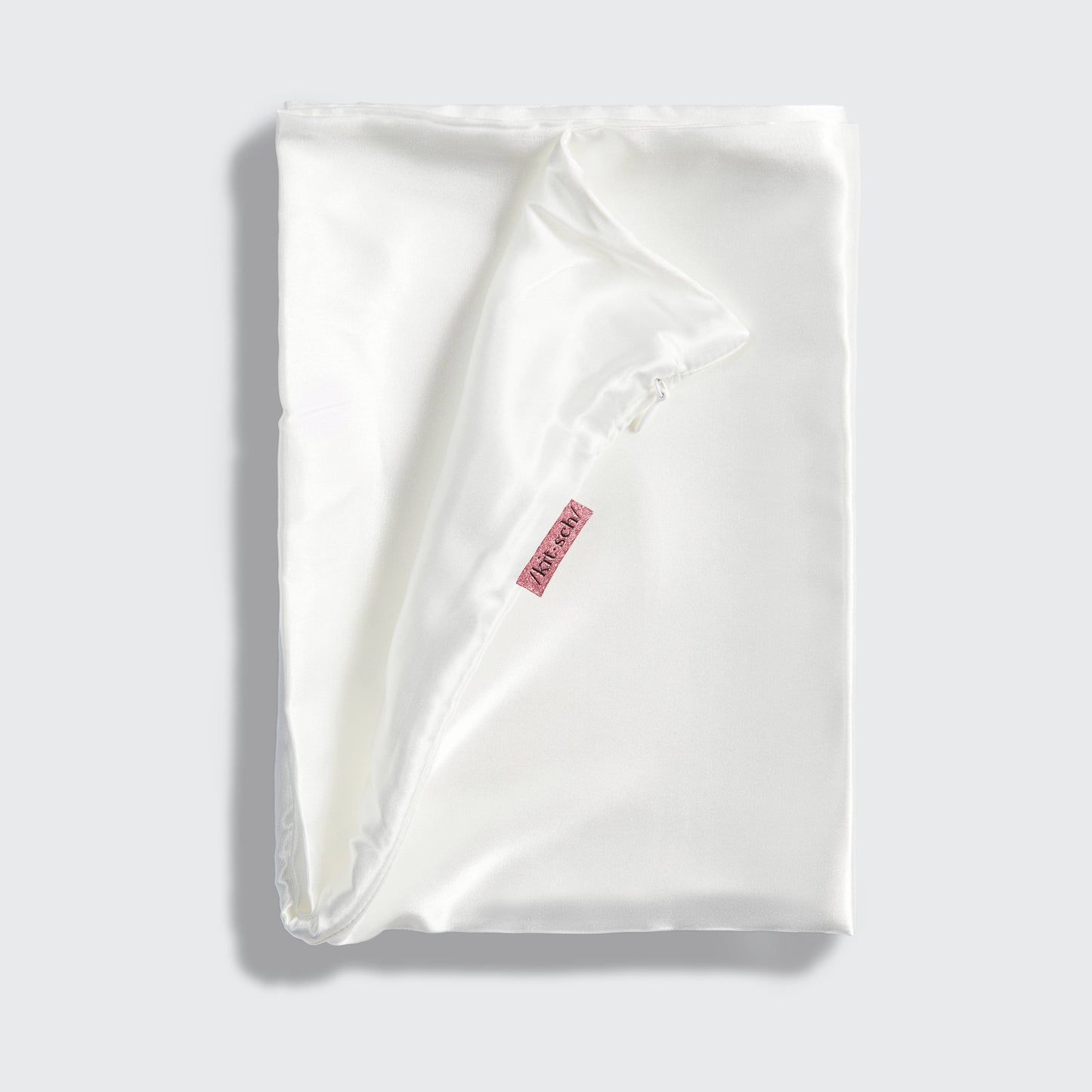 Ivory Satin Pillow Case (Standard)
