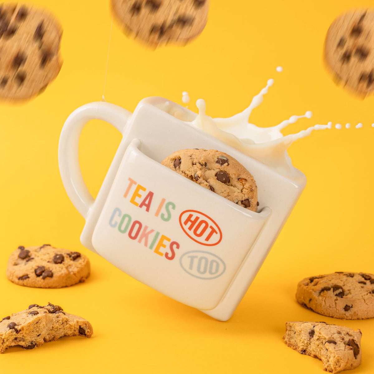 Pocket Mug "Tea Is Hot Cookies Too"
