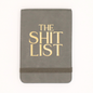 Leatherette Pocket Journal The Shit List