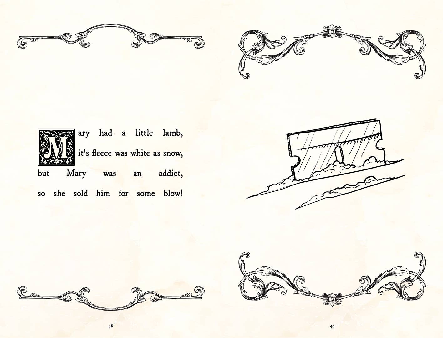 Adult Nursery Rhymes - Humour Book