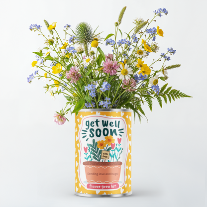 Get Well Soon Flower Grow Kit Gift