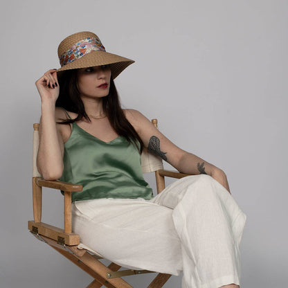 Summer hat Kalamata Brown (S-M)