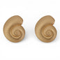 Coastal Chunky Shell Earrings Beach Boho Statement Jewelry