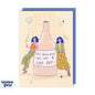 Drink Rosé and Chat Shit Card - Sunshine Llama: Cellophane