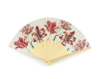 Three Tulip Hand Fan