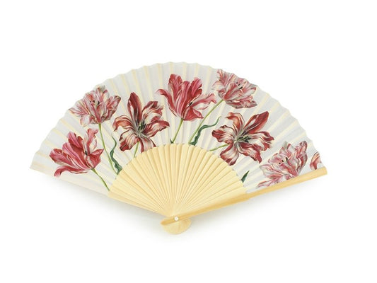 Three Tulip Hand Fan