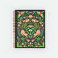 Green Jungle Monthly Planner Spiral Notebook