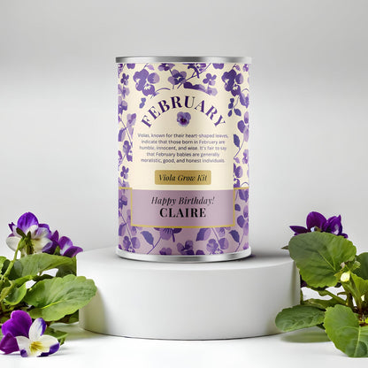 February Birth Flower - Grow Your Own Flower Gift