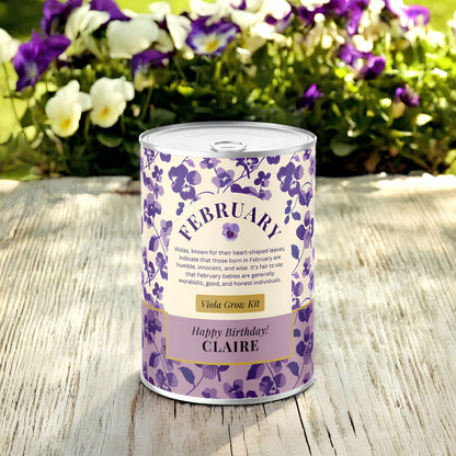 February Birth Flower - Grow Your Own Flower Gift