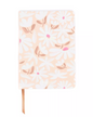 A5 Taupe Flowers Notebook