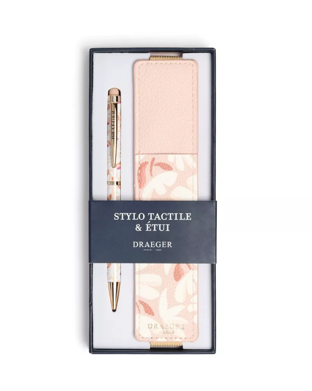 Pink Flower Pen with Case