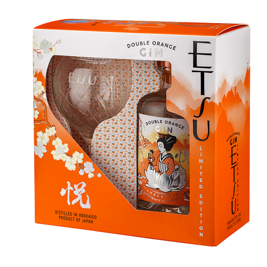 Gin Etsu Double Orange with Glass Box