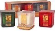 Bamboo Candle Mini Set Of 3