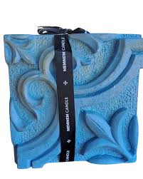 Large Jar Quarter Maltese Tile blue