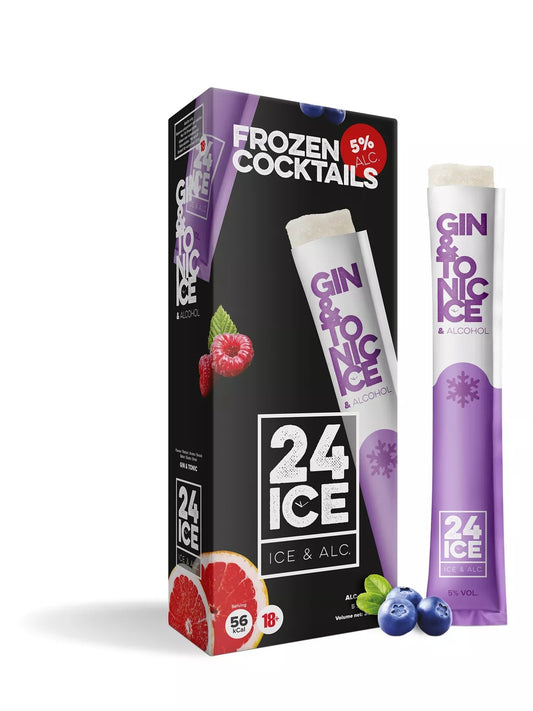 Frozen Gin & Tonic Cocktail