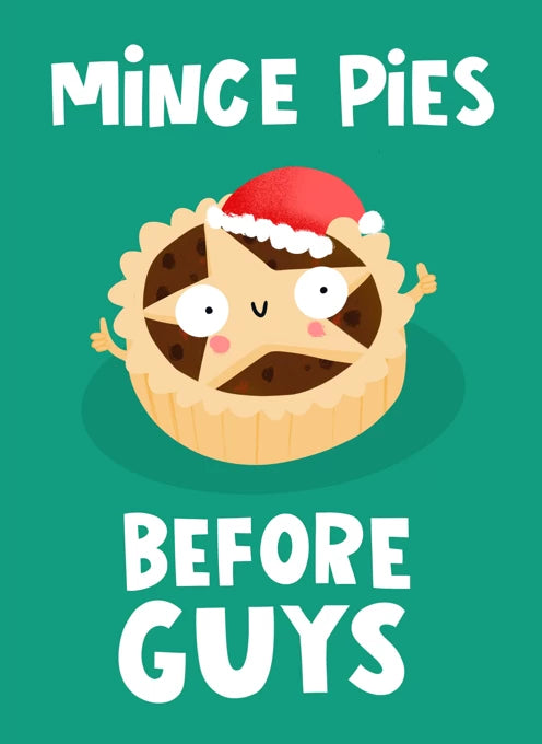 Mince Pies Before Guys Coaster