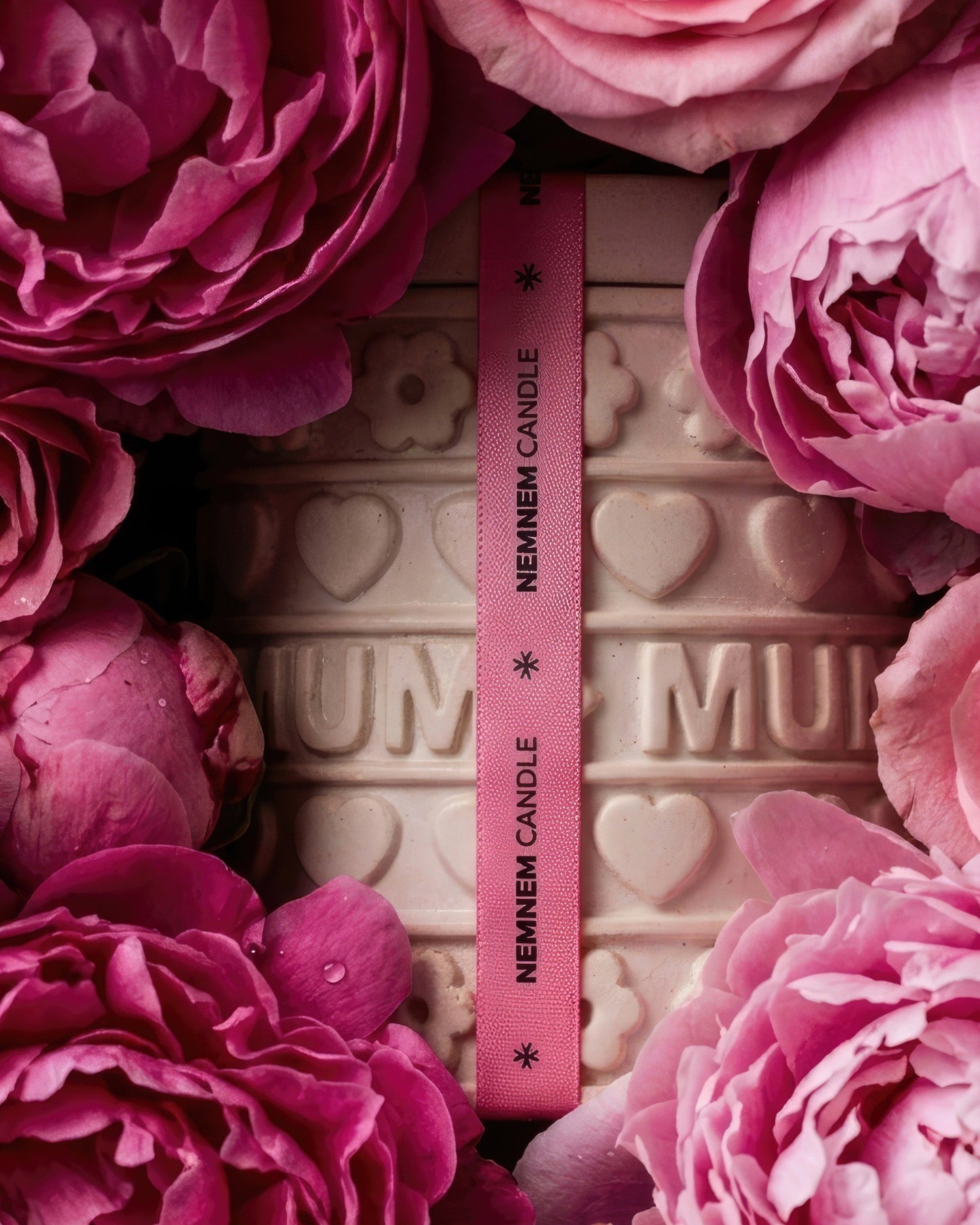 To Mum With Love Candle