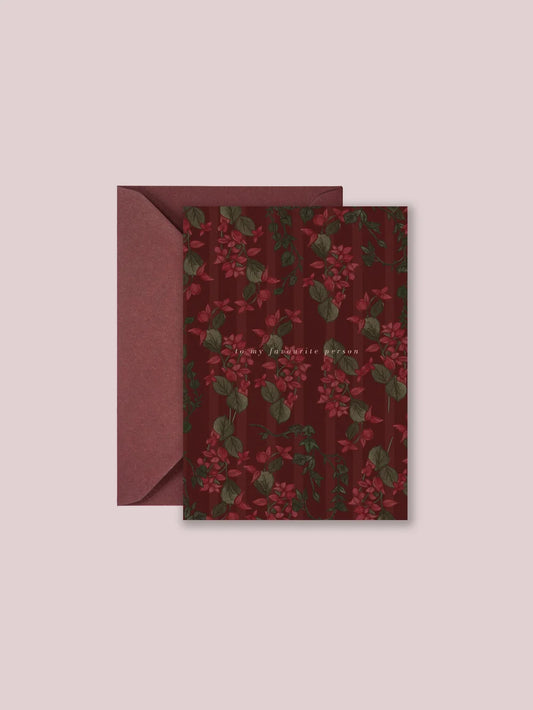 To My Favorite Person Card