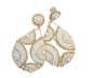 Handmade Crystal  Earrings (Q514)