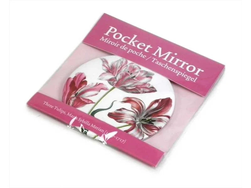 Three Tulip Pocket Mirror
