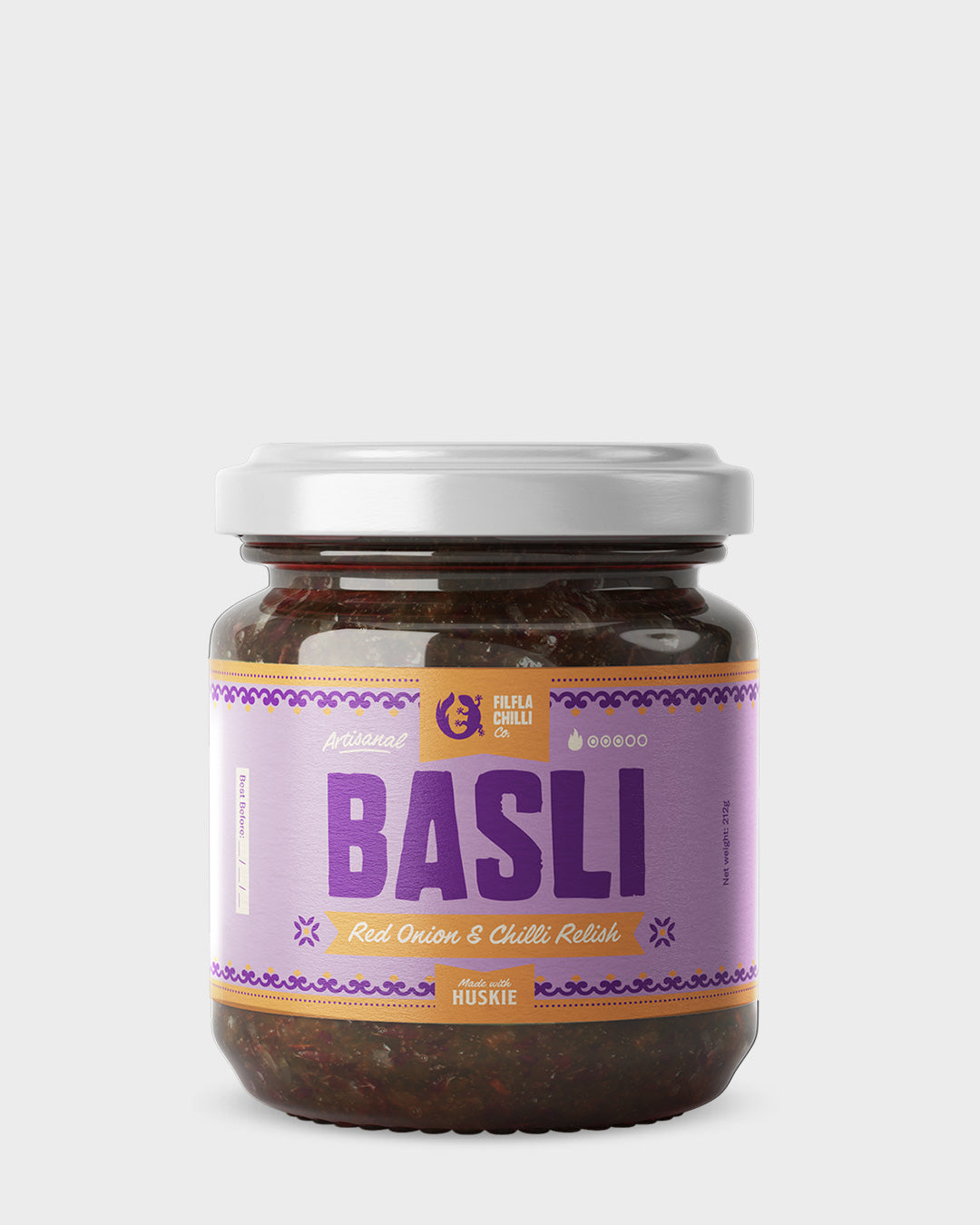 Basli Red Onion & Chilli Relish (106ml)