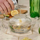Gin Teapot With 4 Glasses