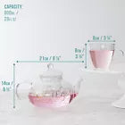 Gin Teapot With 4 Glasses