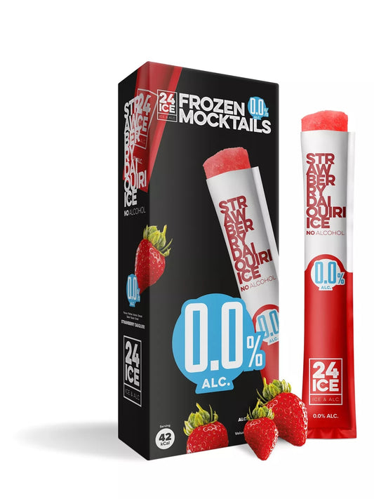 Frozen Strawberry Daiquiri Mocktail (0 Alcohol)