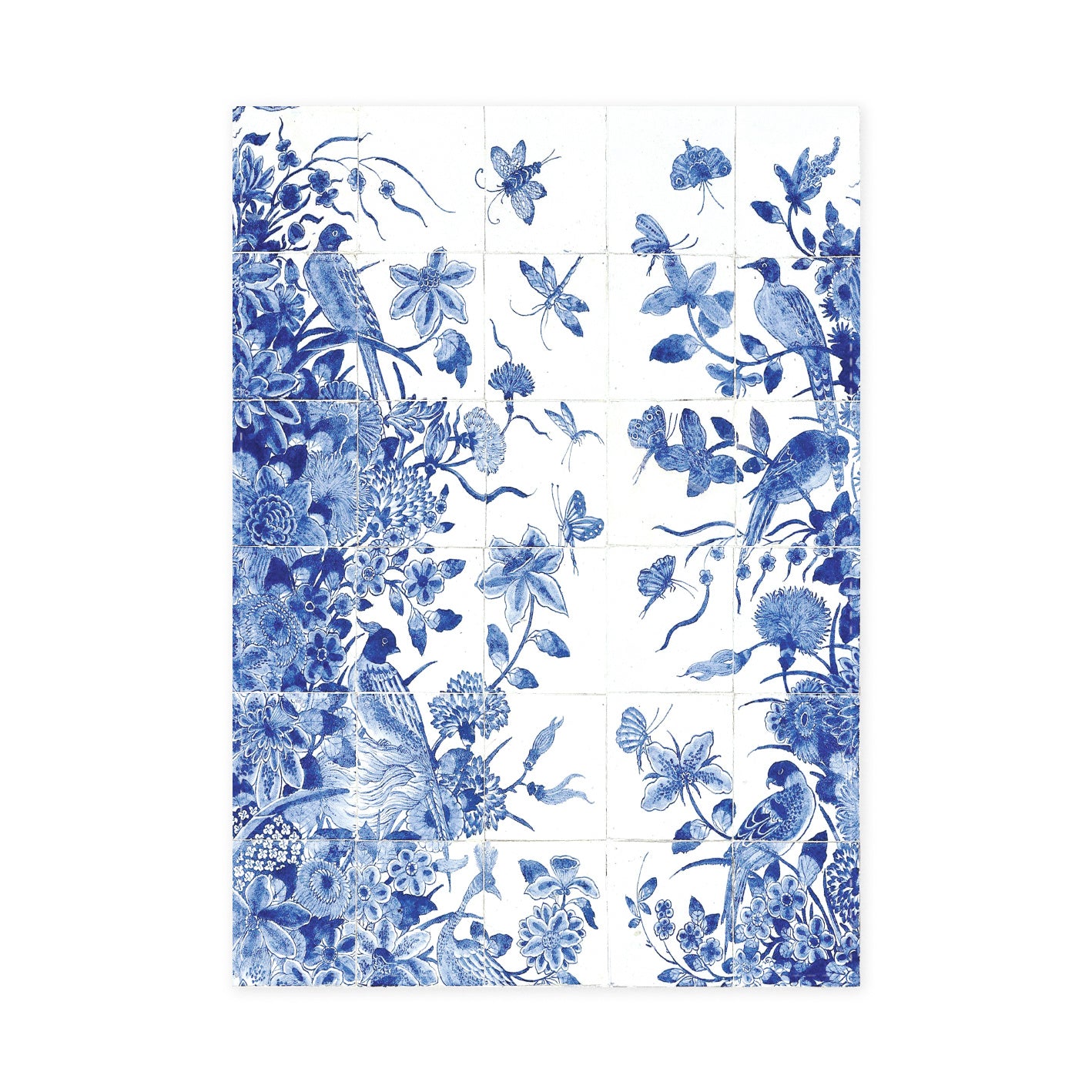 Blue Birds Tea Towel