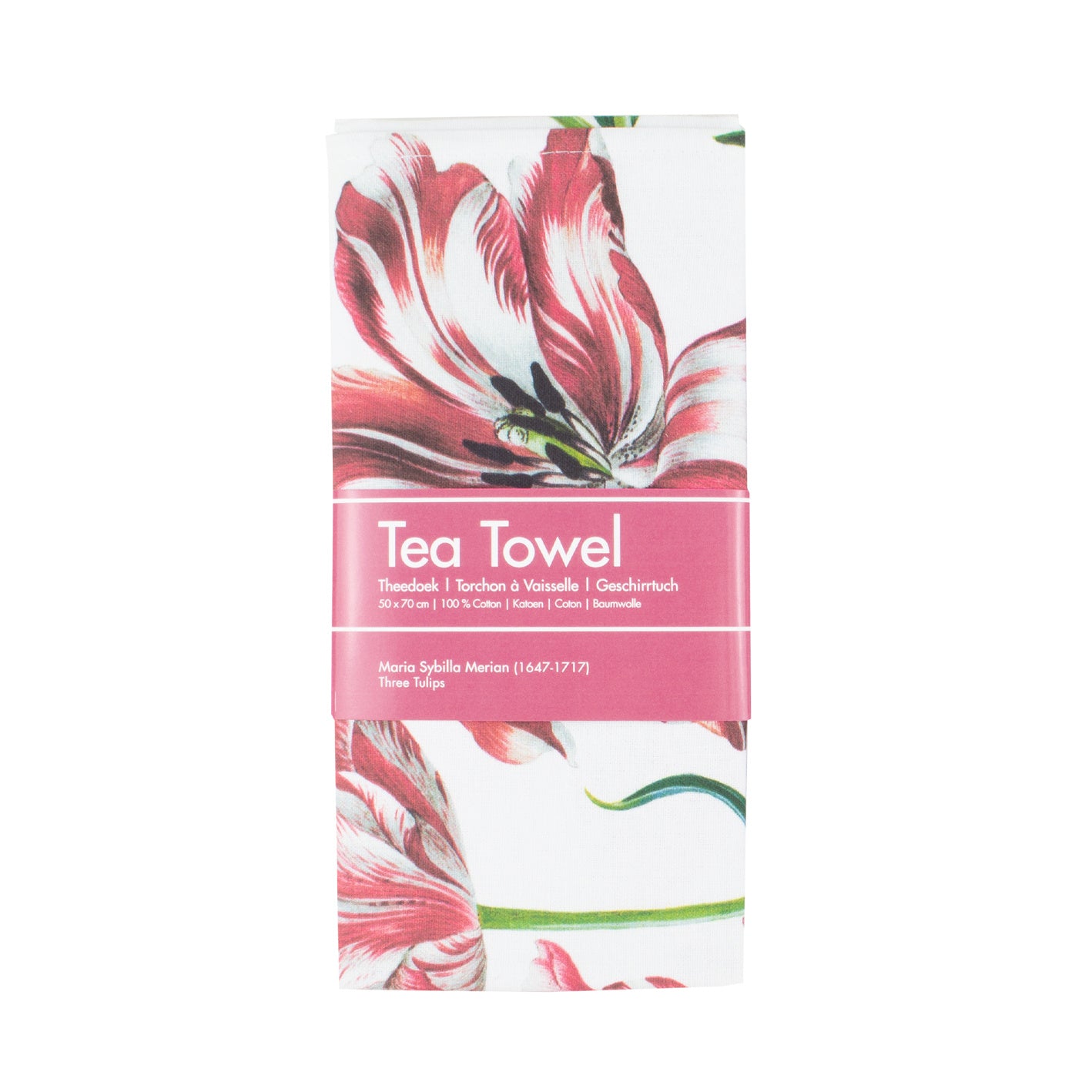 Three Tulips Tea Towel