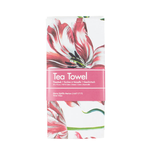 Three Tulips Tea Towel
